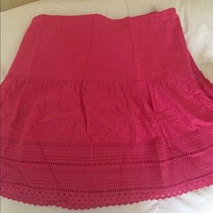 Lilly Pulitzer pink mini skirt, size 8